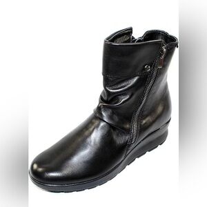 Mephisto Phila Black City Calf Bootie Boots EU 39 (US Womens 9)